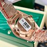 rolex-day-date-chocolate-roman-dial-rose-gold-moissanite-bezel-166-grams-best-replica-40mm-i-9