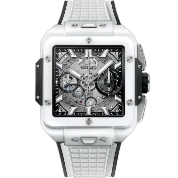 Hublot Square Bang Unico White Ceramic 821.HX.0170.RX