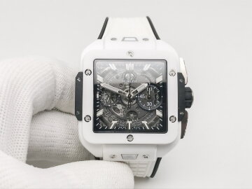 Hublot Square Bang Unico White Ceramic 821.HX.0170.RX