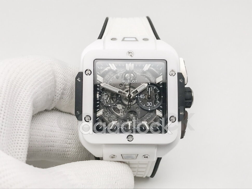 Hublot Square Bang Unico White Ceramic 821.HX.0170.RX Арт. HU-1351 Арт. HU-1351