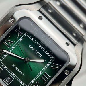 Cartier Santos De Cartier Smoky Green WSSA0062