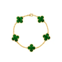 Van Cleef & Arpels Alhambra Малахит 5 Мотивов