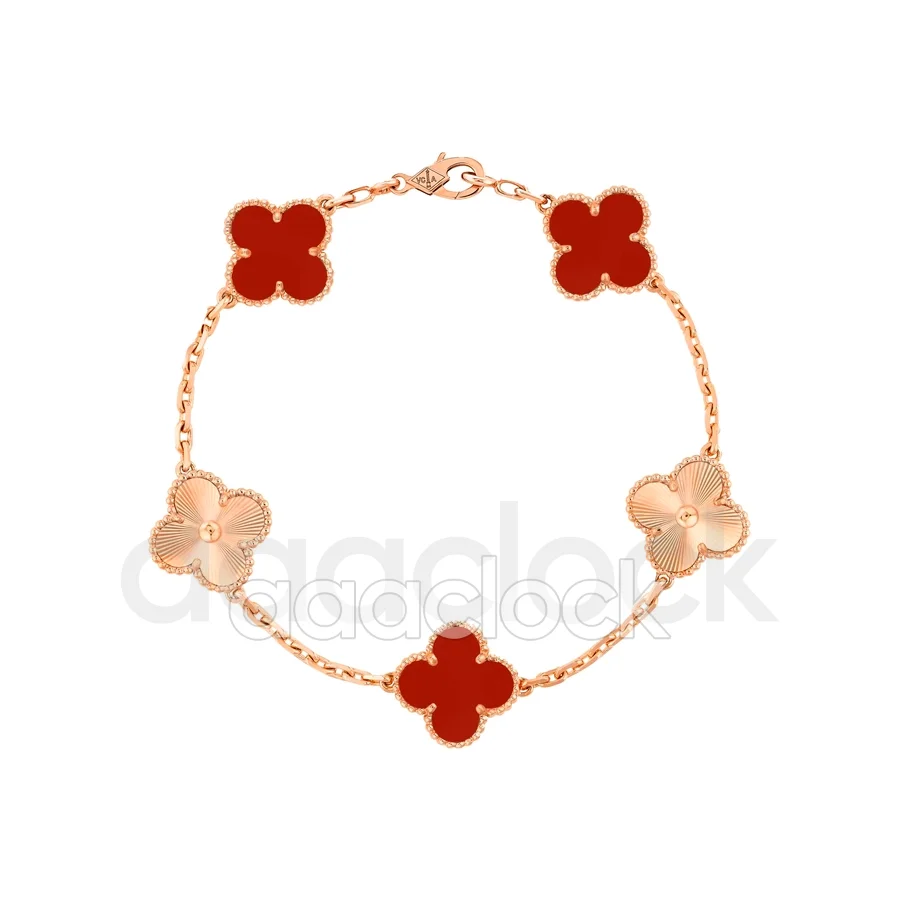 Браслет Van Cleef Vintage Alhambra VCARP7RP00, 5 мотивов