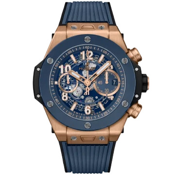 Hublot Big Bang Unico King Gold Blue Ceramic 421.OL.5180.RX