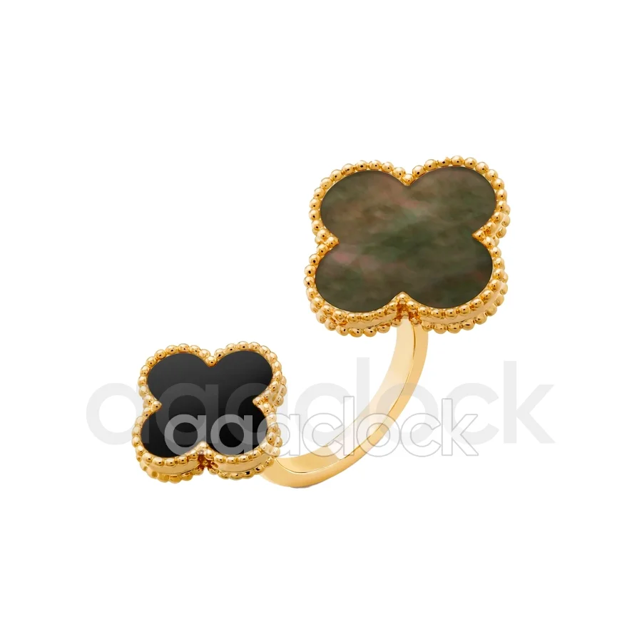 Кольцо на два пальца Van Cleef Magic Alhambra VCARN05700