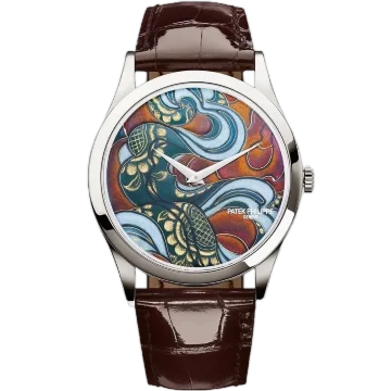 Patek Philippe Calatrava 5077P Bhutan Textiles 5077P-103