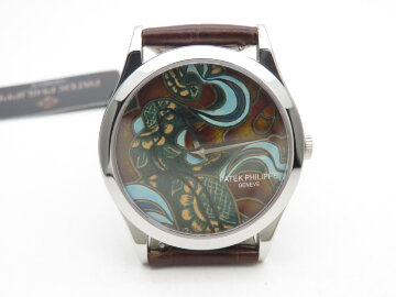 Patek Philippe Calatrava 5077P Bhutan Textiles 5077P-103