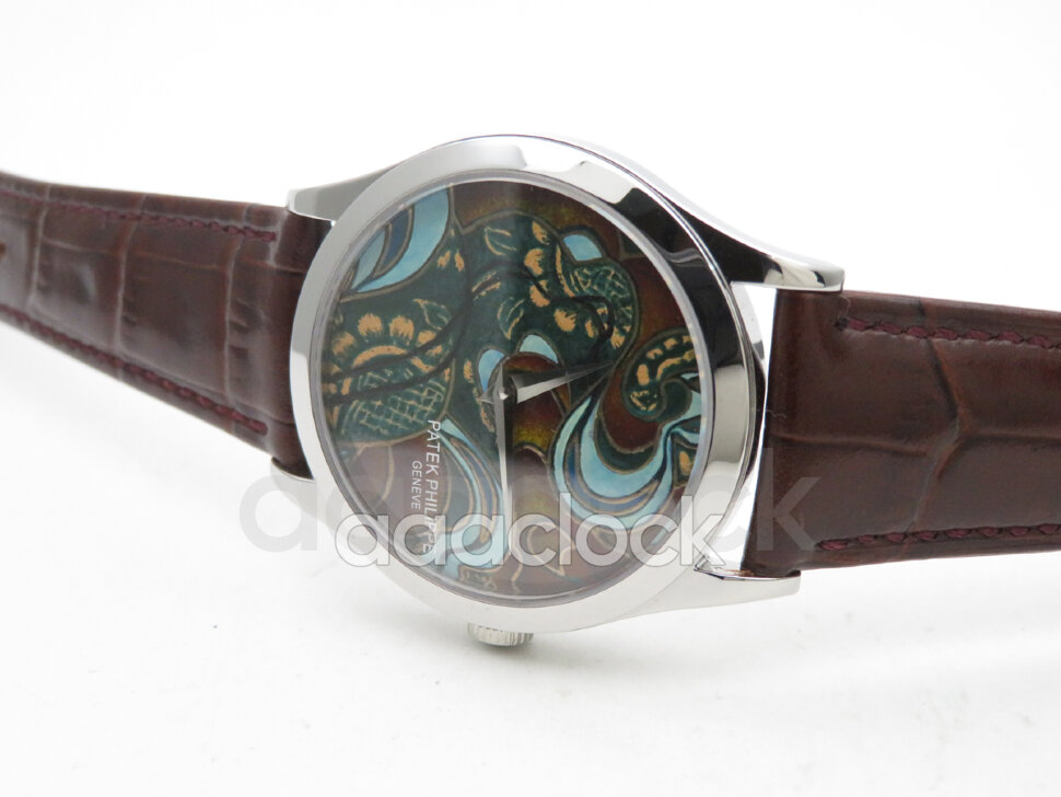 Patek Philippe Calatrava 5077P Bhutan Textiles 5077P-103 Арт. PP-2157 Арт. PP-2157