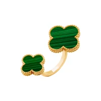 Кольцо на два пальца Van Cleef Magic Alhambra VCARO3MI00