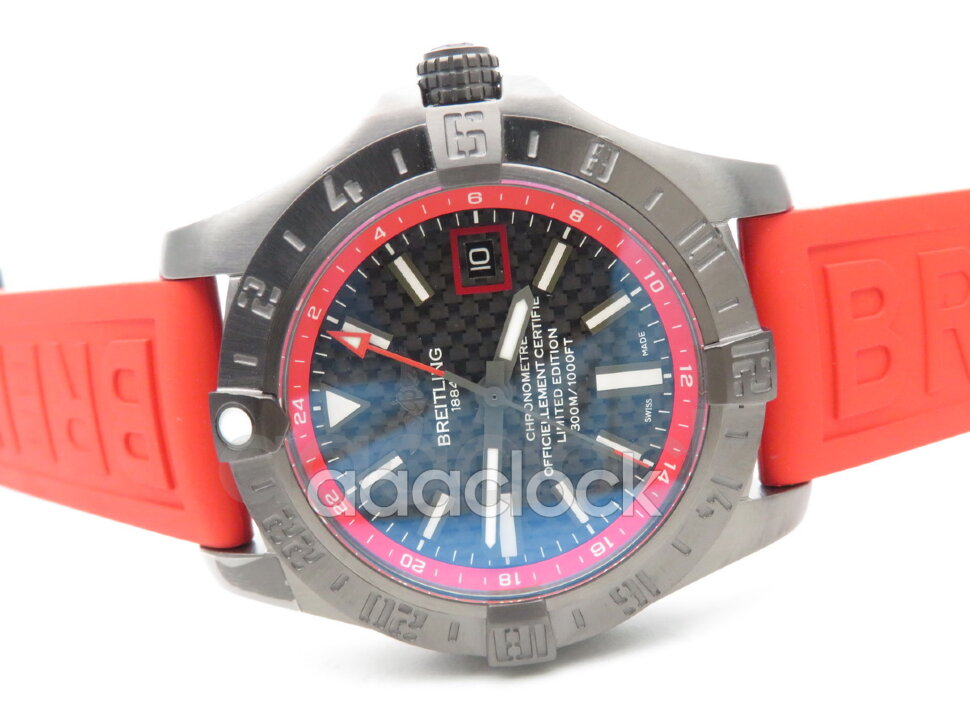 Breitling Avenger II GMT Black steel DLC Арт. BT-0522 Арт. BT-0522