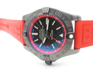 Breitling Avenger II GMT Black steel DLC