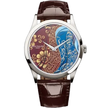 Patek Philippe Calatrava 5077P Bhutan Textiles 5077P-102