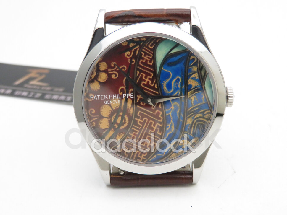Patek Philippe Calatrava 5077P Bhutan Textiles 5077P-102 Арт. PP-2156 Арт. PP-2156