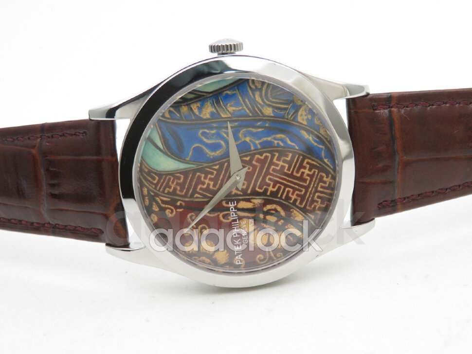 Patek Philippe Calatrava 5077P Bhutan Textiles 5077P-102 Арт. PP-2156 Арт. PP-2156