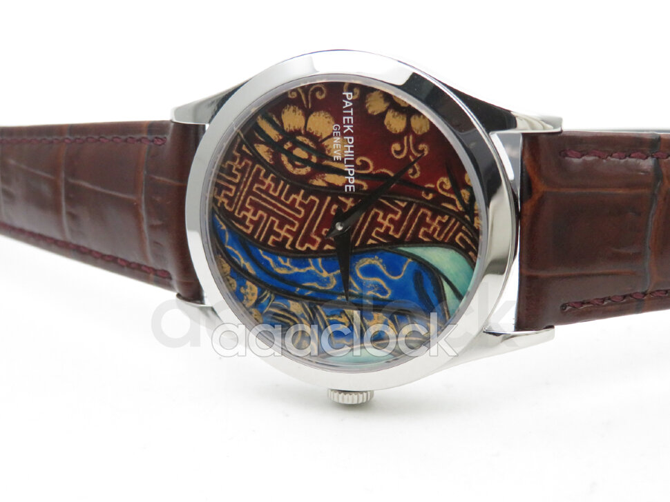 Patek Philippe Calatrava 5077P Bhutan Textiles 5077P-102 Арт. PP-2156 Арт. PP-2156
