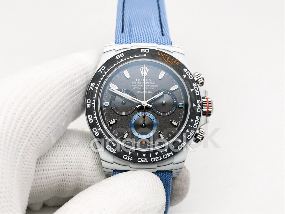 Rolex Cosmograph Daytona DiW Rolex Daytona "RACING BLUE" Quartz Fiber Арт. RO-4341 Арт. RO-4341