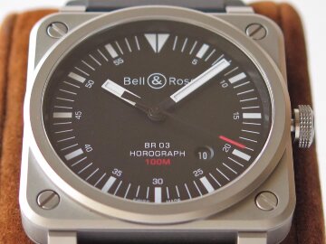 Bell &amp; Ross BR 03-92 Horograph BR0392-HOR-BLC-SRB