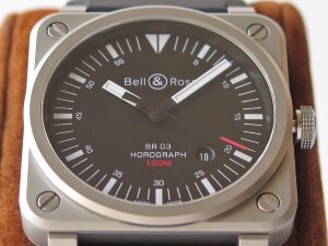 Bell &amp; Ross BR 03-92 Horograph BR0392-HOR-BLC-SRB