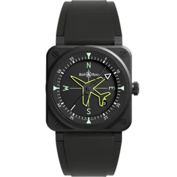 Bell &amp; Ross BR 03 Gyrocompass BR03A-CPS-CE-SRB