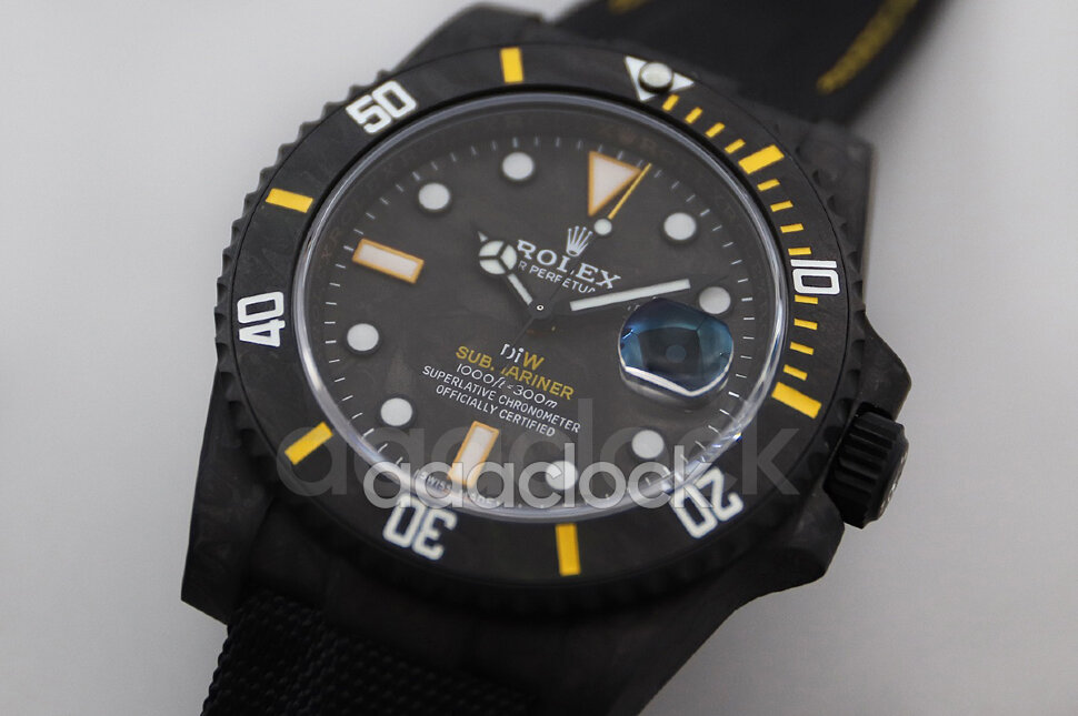 Rolex Submariner DiW All Carbon Yellow Арт. RO-3755 Арт. RO-3755