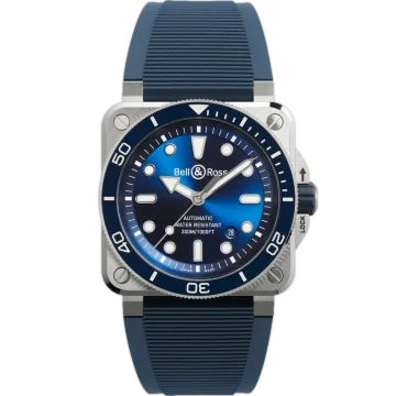 Bell &amp; Ross BR 03 Diver Blue Steel BR03A-D-BLU-ST-SRB