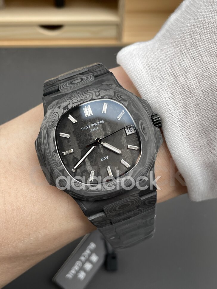 Patek Philippe Nautilus DiW "The Black Grail Project" Diamond Index Арт. PP-4354 Арт. PP-4354