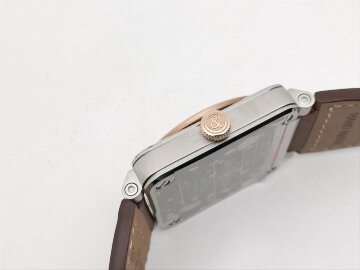 Bell &amp; Ross BR 03 White Steel &amp; Gold BR03A-WH-STPG-SCA