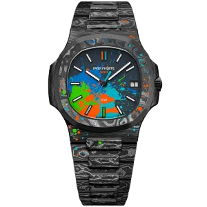Patek Philippe Nautilus DiW &quot;The Black Grail Project&quot; All Carbon Motley