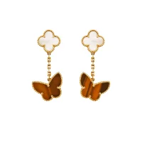 Серьги Van Cleef Lucky Alhambra VCARD79800, 2 мотива