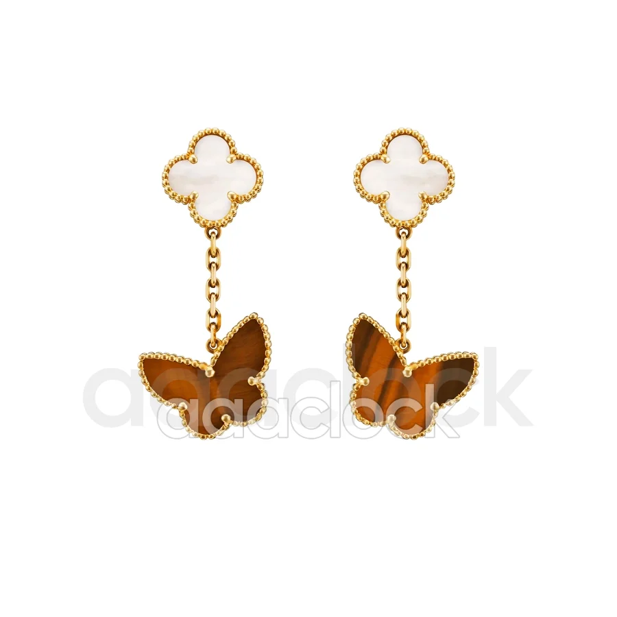 Серьги Van Cleef Lucky Alhambra VCARD79800, 2 мотива