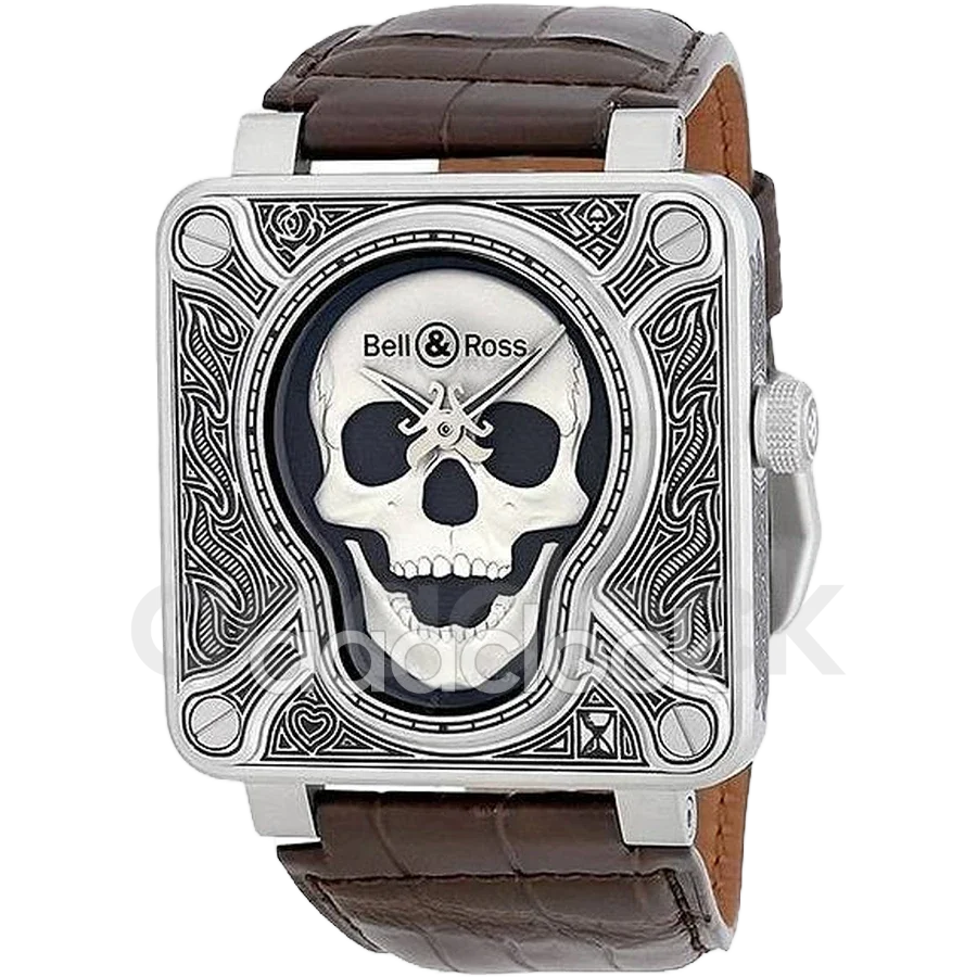 Bell & Ross Aviation Black Skull Dial Men's Limited Edition Watch Арт. 1112433 Арт. 1112433