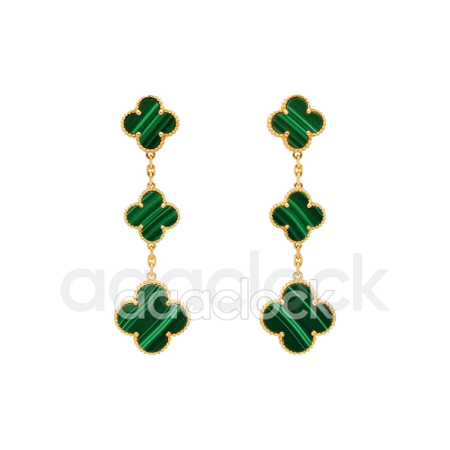 Серьги Van Cleef Magic Alhambra VCARO2AG00, 3 мотива