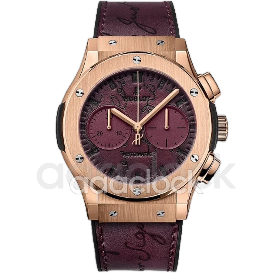 Hublot Classic Fusion 45 Chronograph Berluti Scritto Bordeaux 521.OX.050V.VR.BER18 Арт. HU-1272 Арт. HU-1272