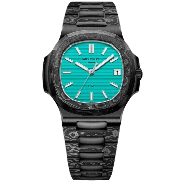 Patek Philippe Nautilus DiW "The Black Grail Project" All Carbon Celeste