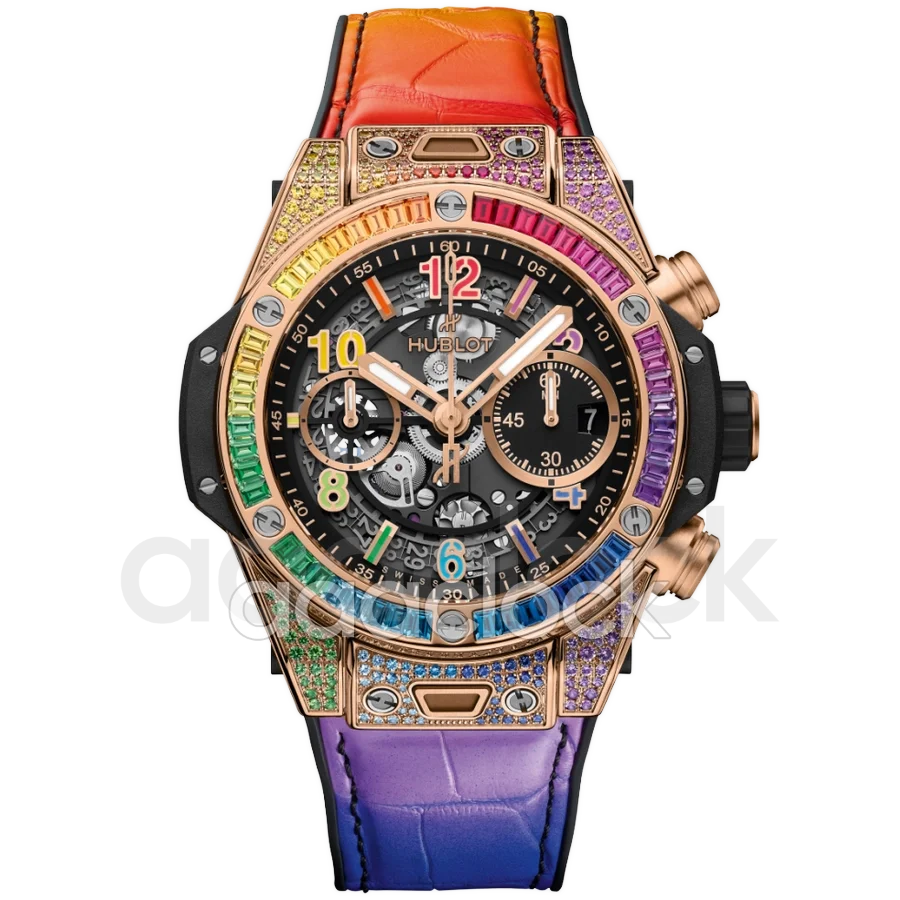 Hublot Big Bang Unico Rainbow King Gold 411.OX.9910.LR.0999 Арт. HU-1214 Арт. HU-1214