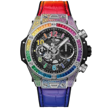 Hublot Big Bang Unico Titanium Rainbow 411.NX.1117.LR.0999