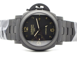 Panerai Luminor 1950 3 Days PAM00438 Tuttonero GMT Ceramic