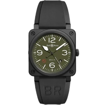 Bell &amp; Ross BR 03 92 Military Type Ceramic