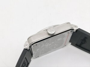Bell &amp; Ross BR 03 Black Steel BR03A-BL-ST-SRB