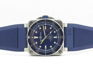 Bell &amp; Ross BR 03-92 Diver Blue BR0392-D-BU-ST/SRB