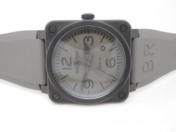 Bell &amp; Ross BR 03-92 Black Ceramic BR0392-COMMANDO-CE