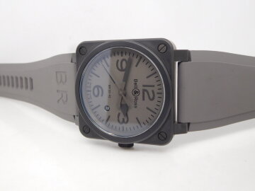 Bell &amp; Ross BR 03-92 Black Ceramic BR0392-COMMANDO-CE