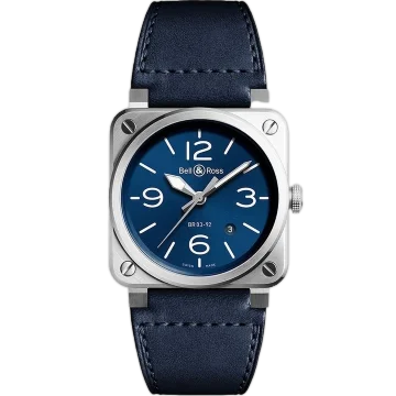 Bell &amp; Ross BR 03-92 BR0392-BLU-ST-SCA