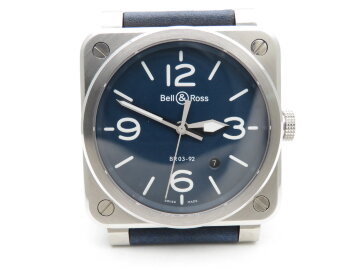 Bell &amp; Ross BR 03-92 BR0392-BLU-ST-SCA