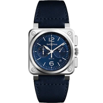 Bell &amp; Ross BR 03-94 Aviation BR0394-BLU-ST-SCA